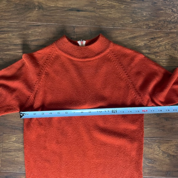 Vintage 70’s Montgomery Ward Burnt Orange Sweater Dress - Picture 7 of 8